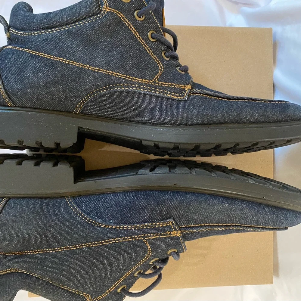 Levi's Men's Denim Chukka Boots - Dark Blue